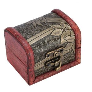 Vintage Houten Zakhorloge Doos