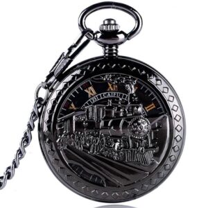 Zwart Stoom Steampunk Zakhorloge