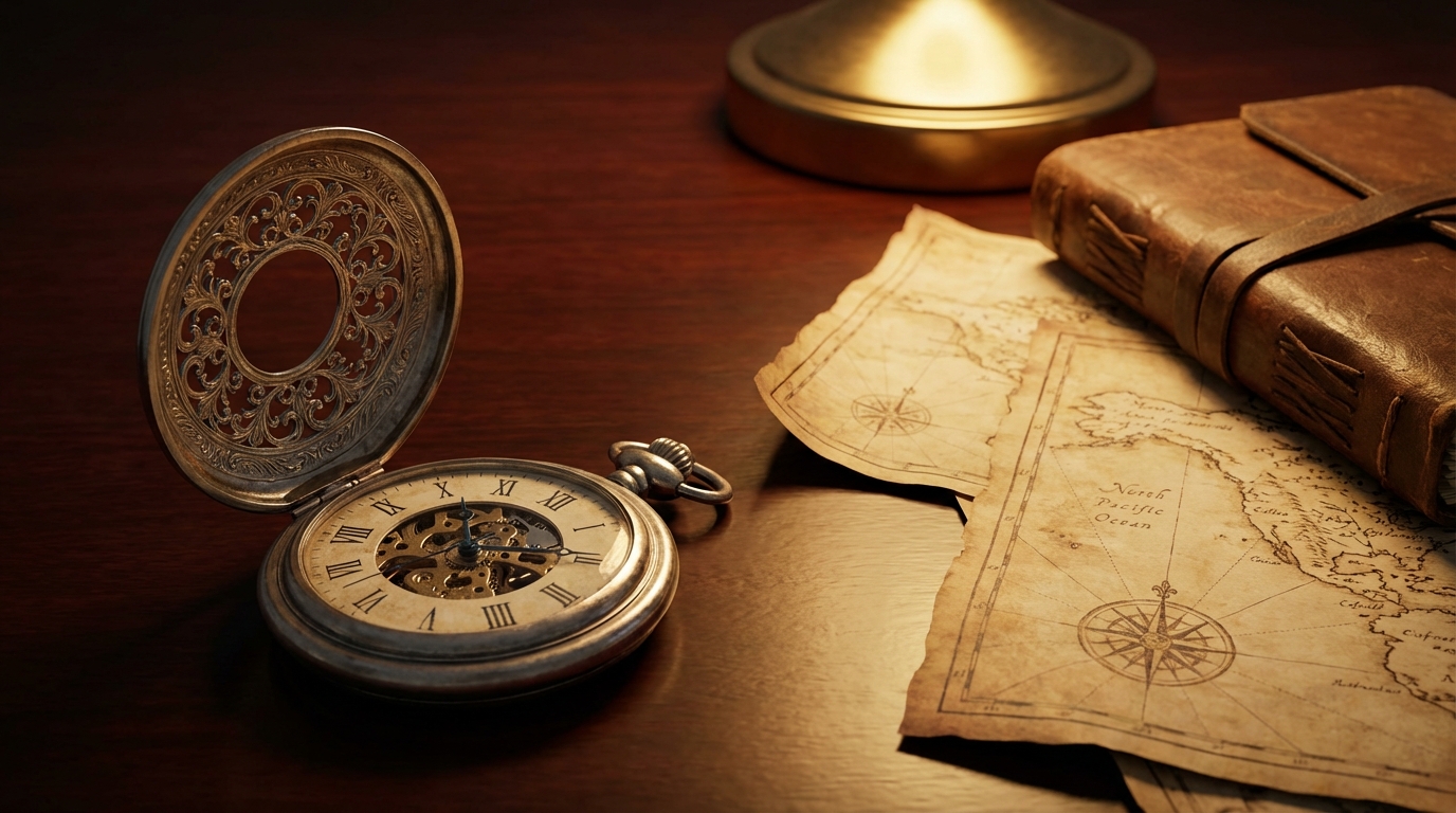 Een antiek zakhorloge met opengewerkte kast dat de rijke geschiedenis van het zakhorloge illustreert.